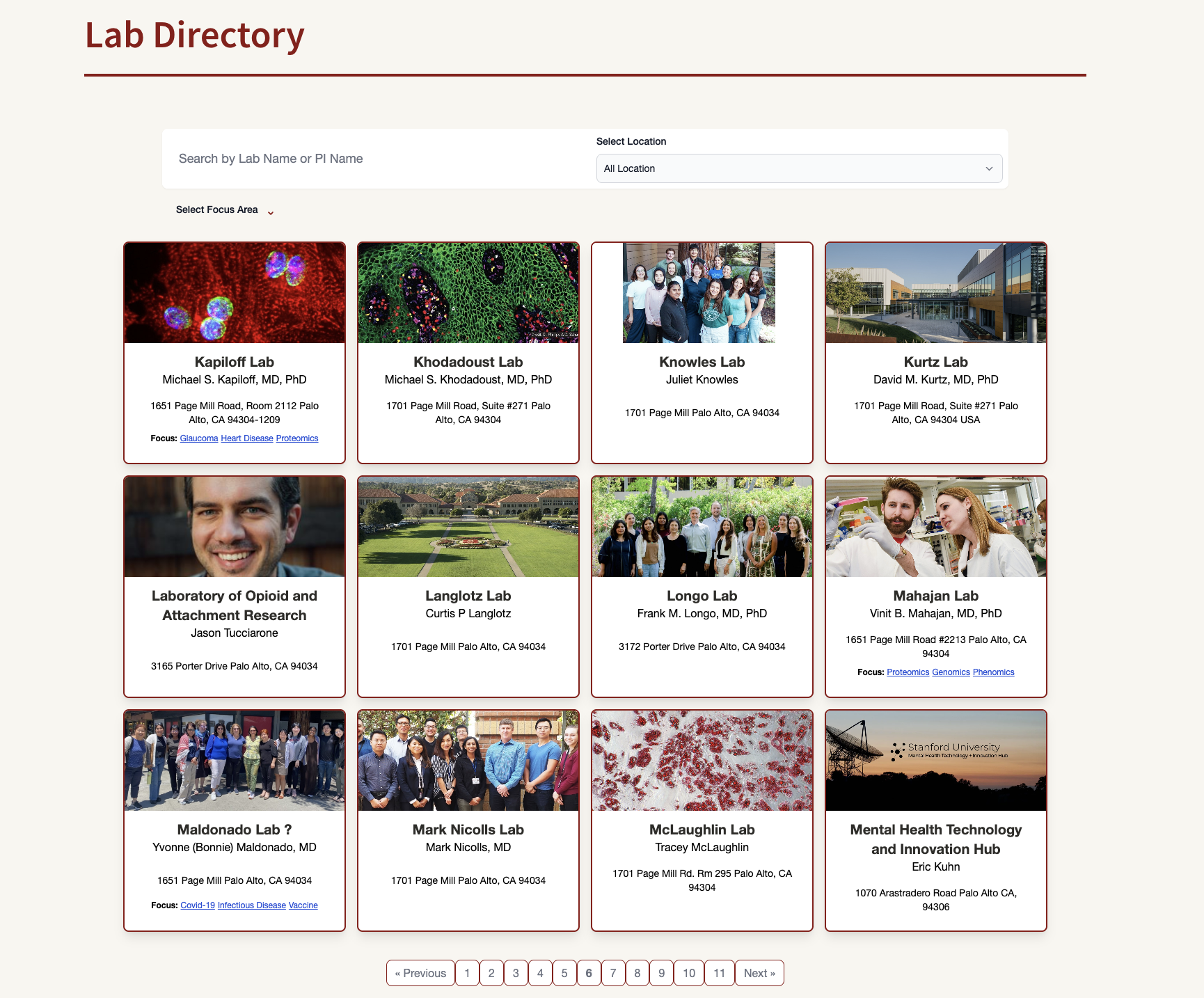 SRP Labs Directory